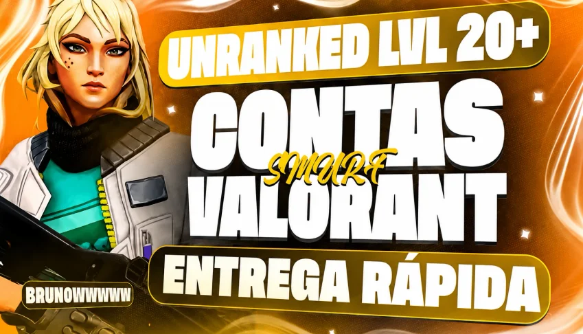 Conta Valorant Unranked Level 20+ (Smurf Pronta Pro Comp)