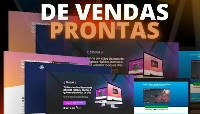 677 modelos de páginas de vendas