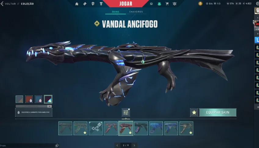 Conta LoL+Valorant - 363 skins no LoL, 19 skins no Valorant