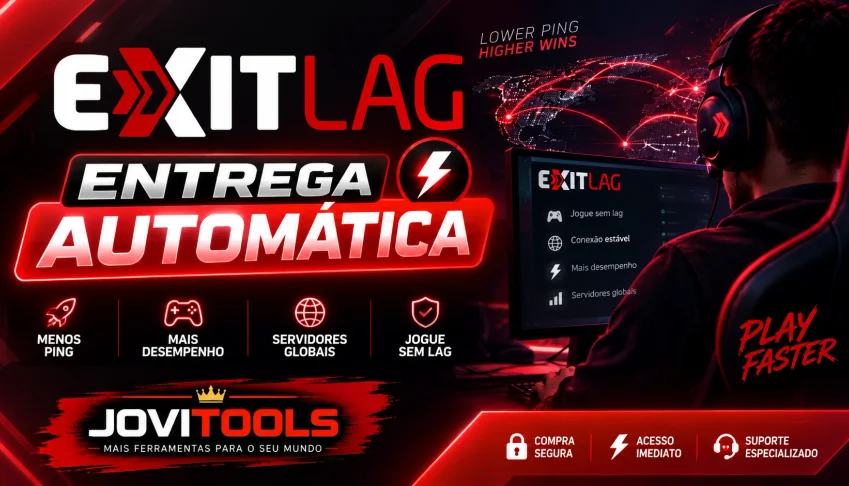 Exitlag Premium | Jogue Com Ping Baixo | 30 Dias