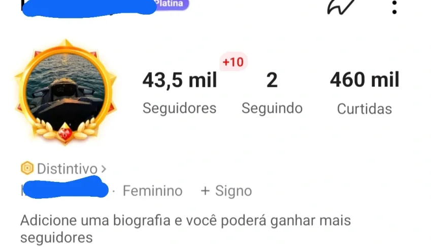 Conta Kwai Monetizada Com 43 Mil Seguidores