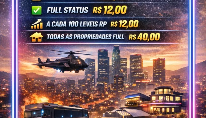 🔥 Transforme Sua Conta GTA V Enhanced em Conta Elite
