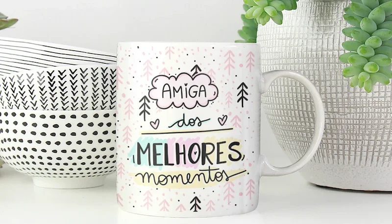 Arte Para Caneca - Amizades
