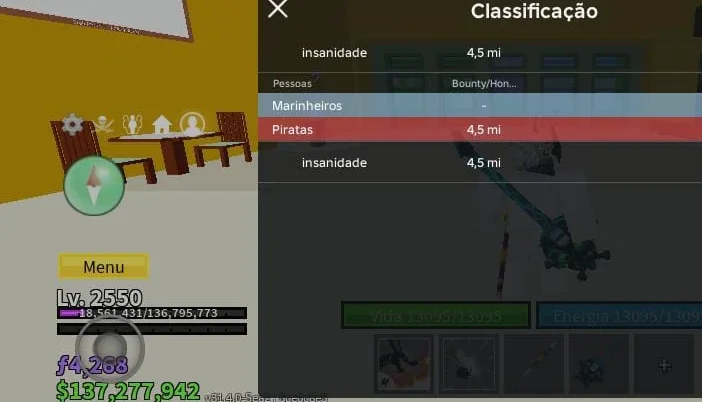 Conta Raríssima, Lvl 2550|