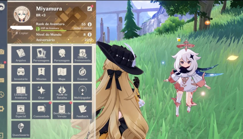 Conta genshin + Honkai