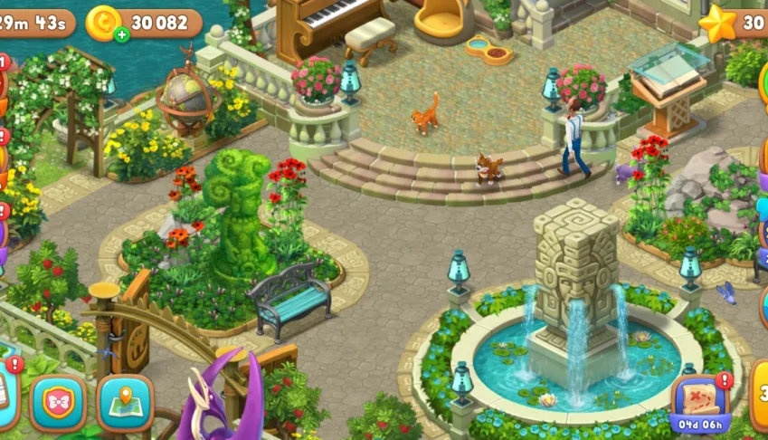 Conta Gardenscapes Level 3966