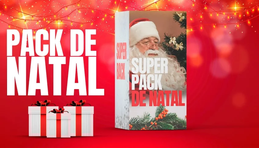 Pack Elementos Design PSD COREL CANVA NATAL 2024 Artes