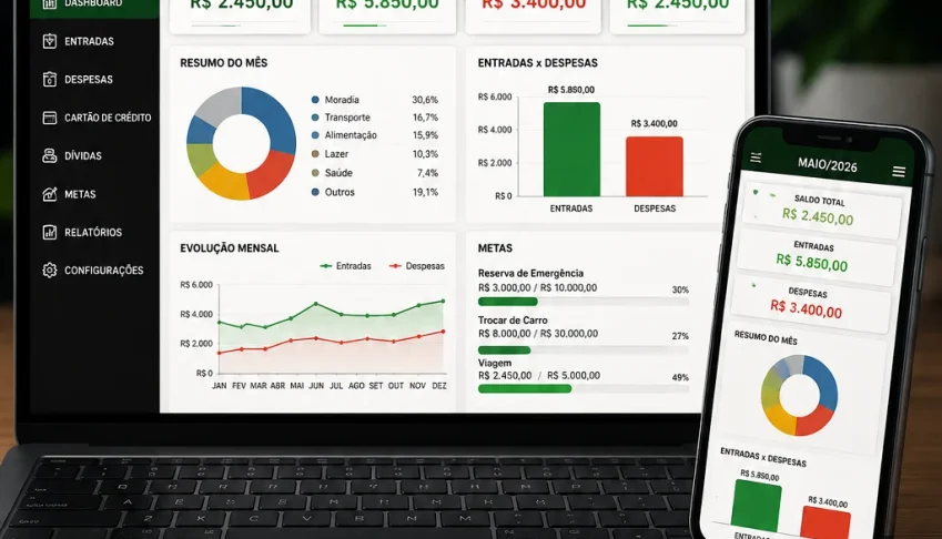 Planilha de controle financeiro