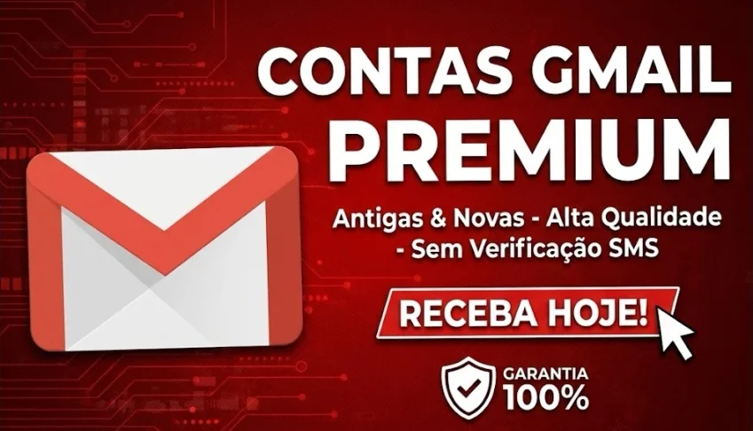 Contas Gmail Premium • 3 A 6 Meses • Sem Sms • Qualidade Pro