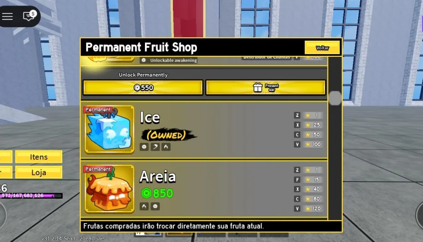 Conta de blox com dragon Rumble Buda Ice Rocket perma