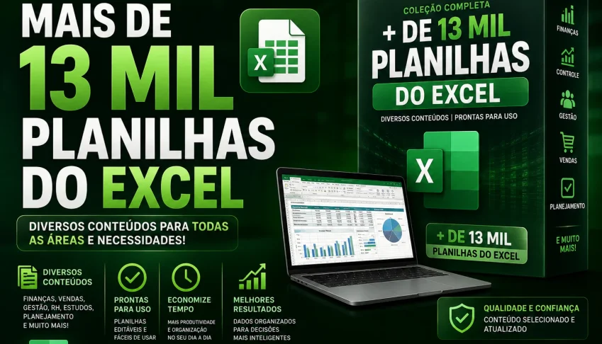 13 Mil Planilhas Excel