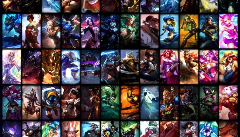 CONTA LEAGUE OF LEGENDS UNRANKED 129 SKINS E 141 CAMPEÕES