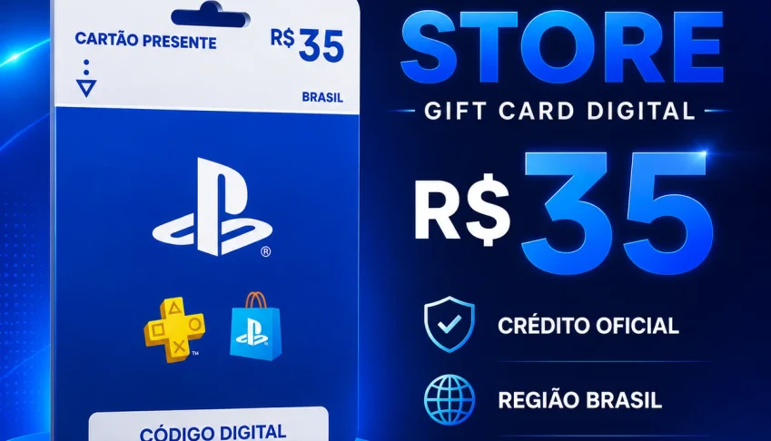 Gift Card PlayStation Store R$ 35Código |Digital Oficial BR