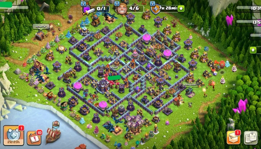 Conta Clash Of Clans Cv15