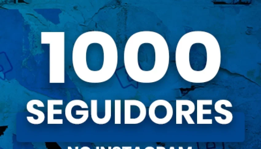 1.000 SEGUIDORES INSTAGRAM RAPIDO E SEGURO
