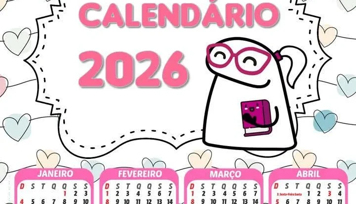 ( FLORK) Calendario 2026 - PNG