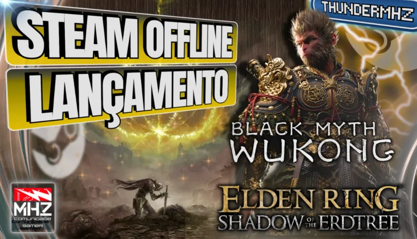 Black Myth Wukong + Elden Ring com DLC /Contas Steam Offline