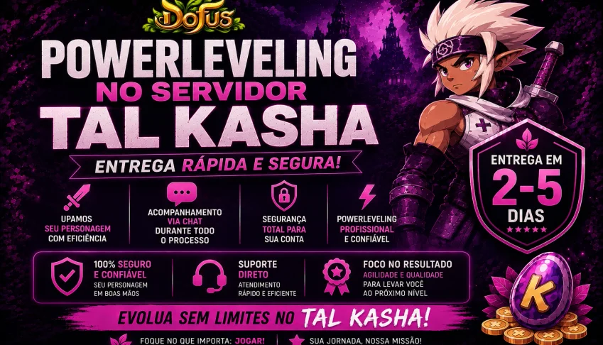 PL 1-200 TALKASHA - Leveling Dofus 3.0 / UP DE CONTA