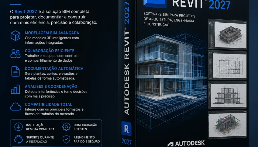 Autodesk Revit Licença 3 Anos Original Por Email