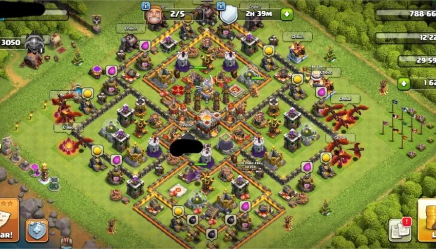 CLASH OF CLANS CV11 QUASE FULL