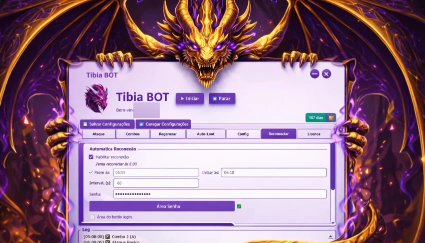 Bot para Tibia Global 2026 + Painel Revenda