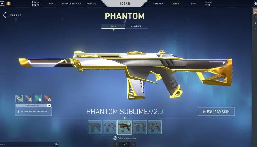 CONTA VALORANT SEM RANK VARIAS SKINS