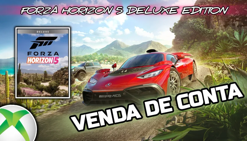 Venda de conta com Forza Horizon 5 Deluxe para Xbox