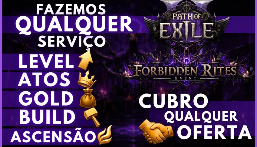 Path of Exile 1 e 2 - Serviços, Atos, Boosting e Orbes