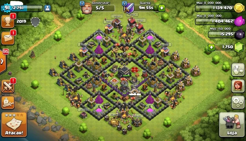clash of clans + royale