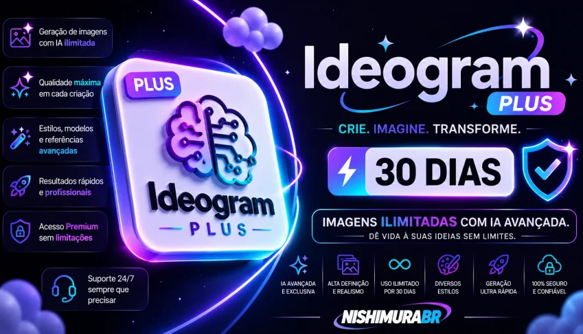 🌠 Ideogram Plus 30 Dias + Brinde Gratís 👑