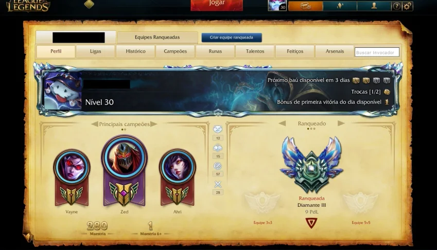 Vendo Contas de League of Legends!