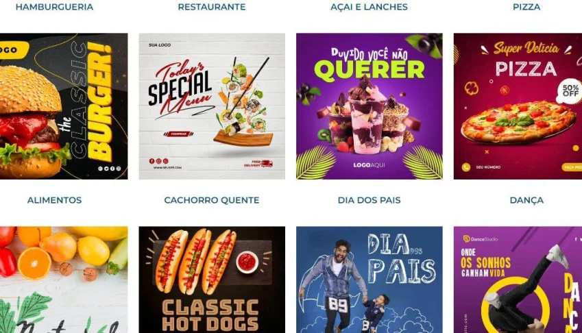 Mais de 1.000 modelos editáveis no Canva