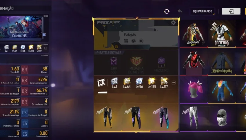 [Promoção] Conta Elite Prime 7 - 4 Angelicas & Arsenal Evo