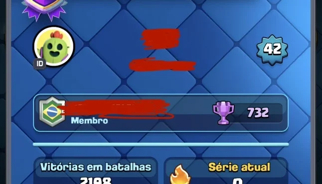 Conta Clash Royale 9 anos 119/121 cartas 8800 troféus