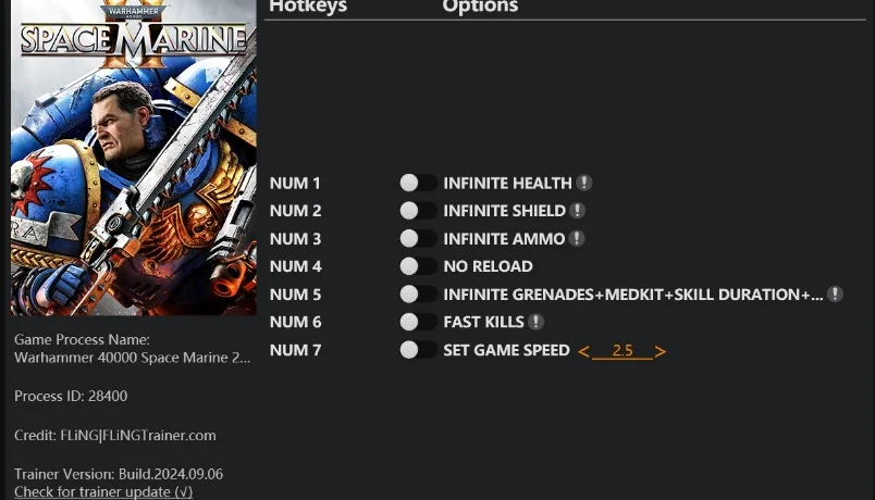 Warhammer 40,000: Space Marine 2 cheat hack