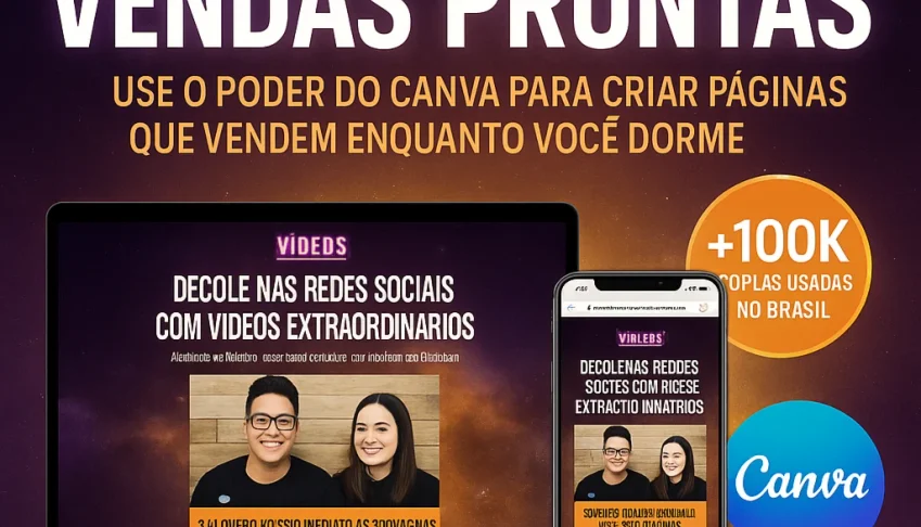 300 Páginas De Vendas Prontas - Canva