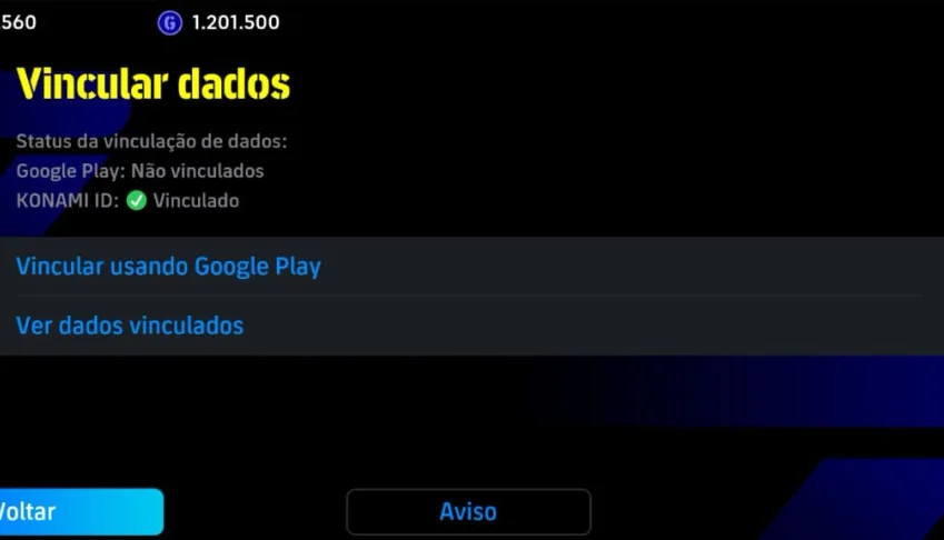 Conta efootball 27 Mobile competitiva 7.5k de moedas