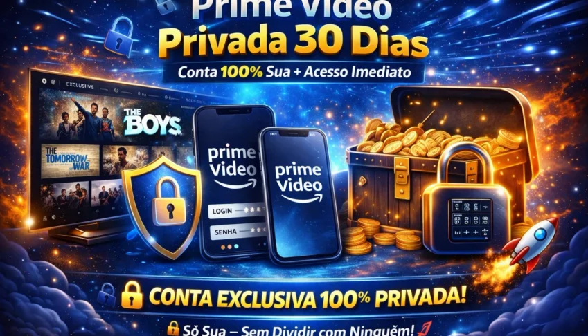 Conta Prime Video Privado 30 Dias – Conta 100% Sua 🚀