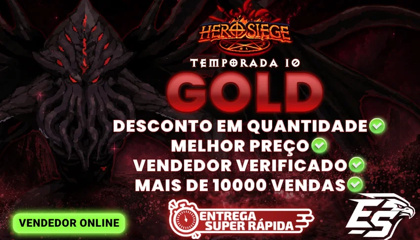 Hero Siege Temporada 10 - Gold - Desconto Em Quantidade!!