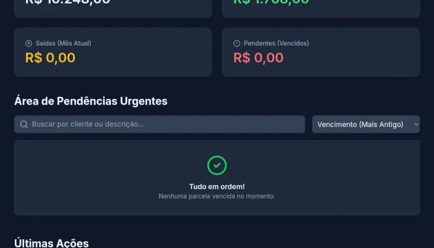 Gerenciador De Cliente Crm (Recorrência)