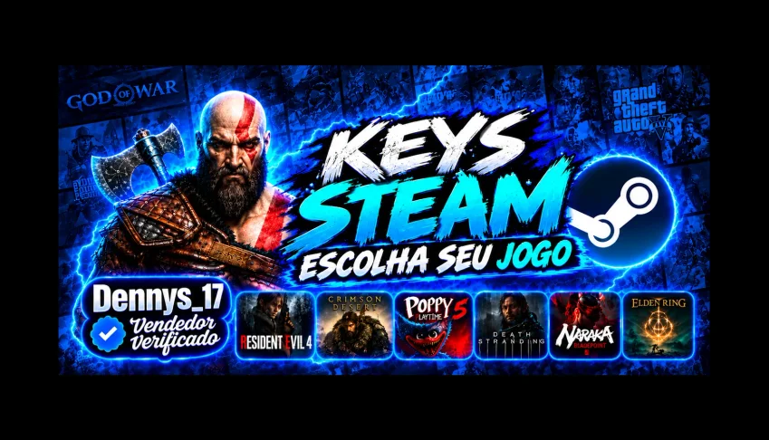 🔑Steam Key Original| Ative na sua conta Steam