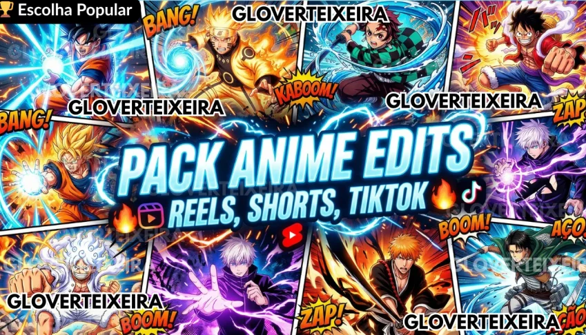 Pack Com Cortes De Anime Para Edits Reels,Shorts,Tiktok