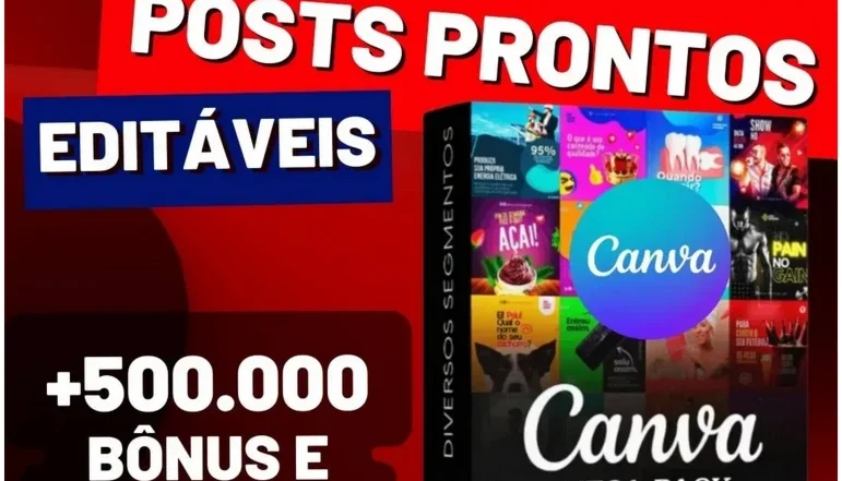 Pacote Explosivo: +12.000 Posts Prontos + 500.000 Ideias Bôn