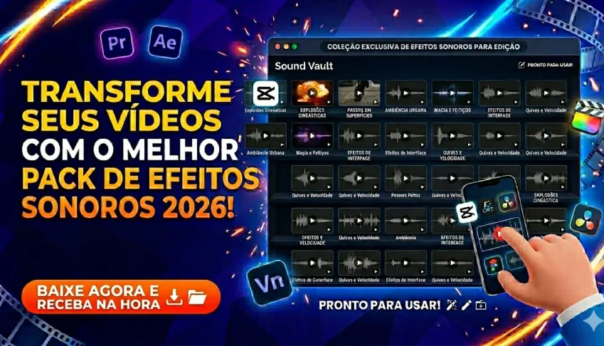 Melhor Pack De Efeitos Sonoros Para Edição