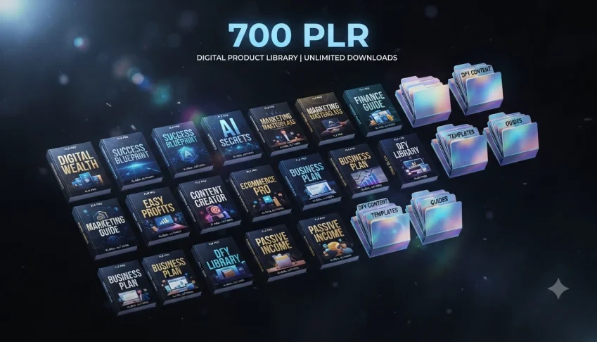 "Kit Mestre PLR — 700 Produtos Prontos Para Você Vender Hoje