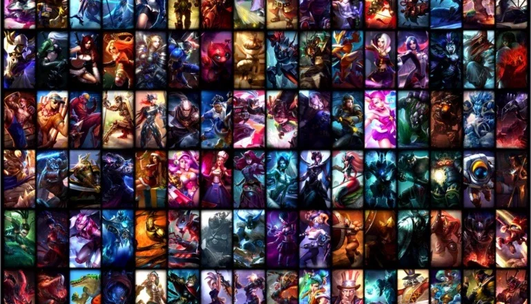 Conta de lol, Diamond 2, full champions, 247 skins