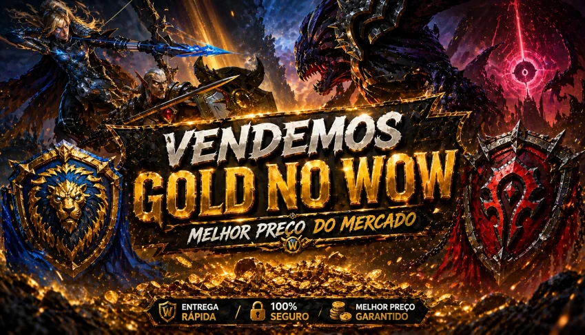 100K GOLD WOW RETAIL TODOS OS SERVIDORES