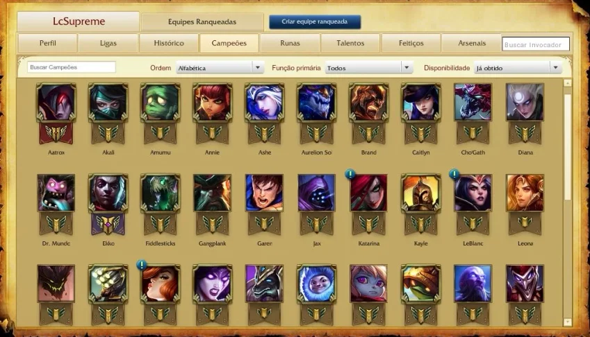 VENDO CONTA COM 50 CHAMPS , ELO PRATA , E ALGUMAS SKINS