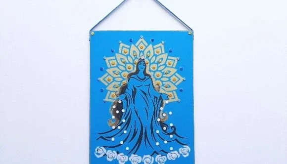 Quadro Mandala Iemanjá G