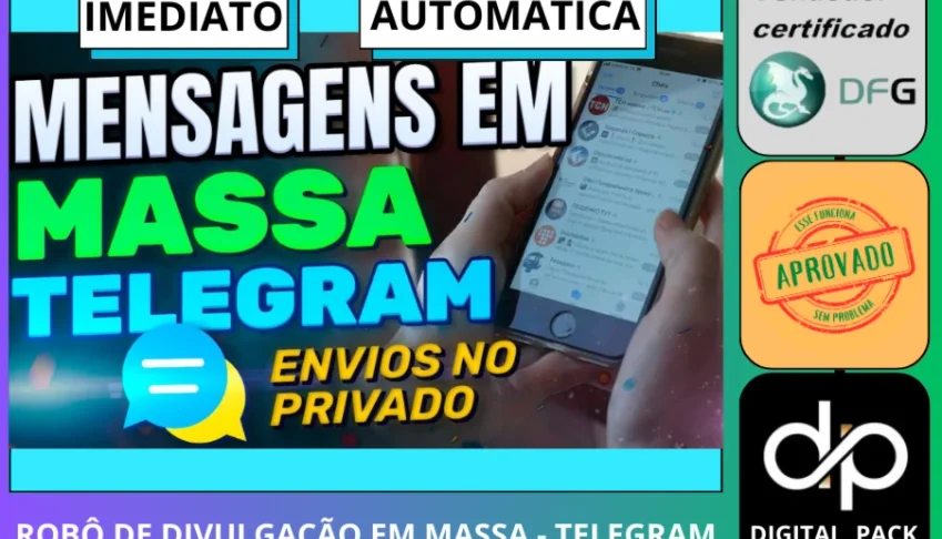 💥Bot Telegram Envios em massa nos Grupos
